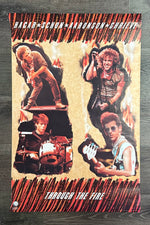 HSAS – Póster vintage "A través del fuego", 1984