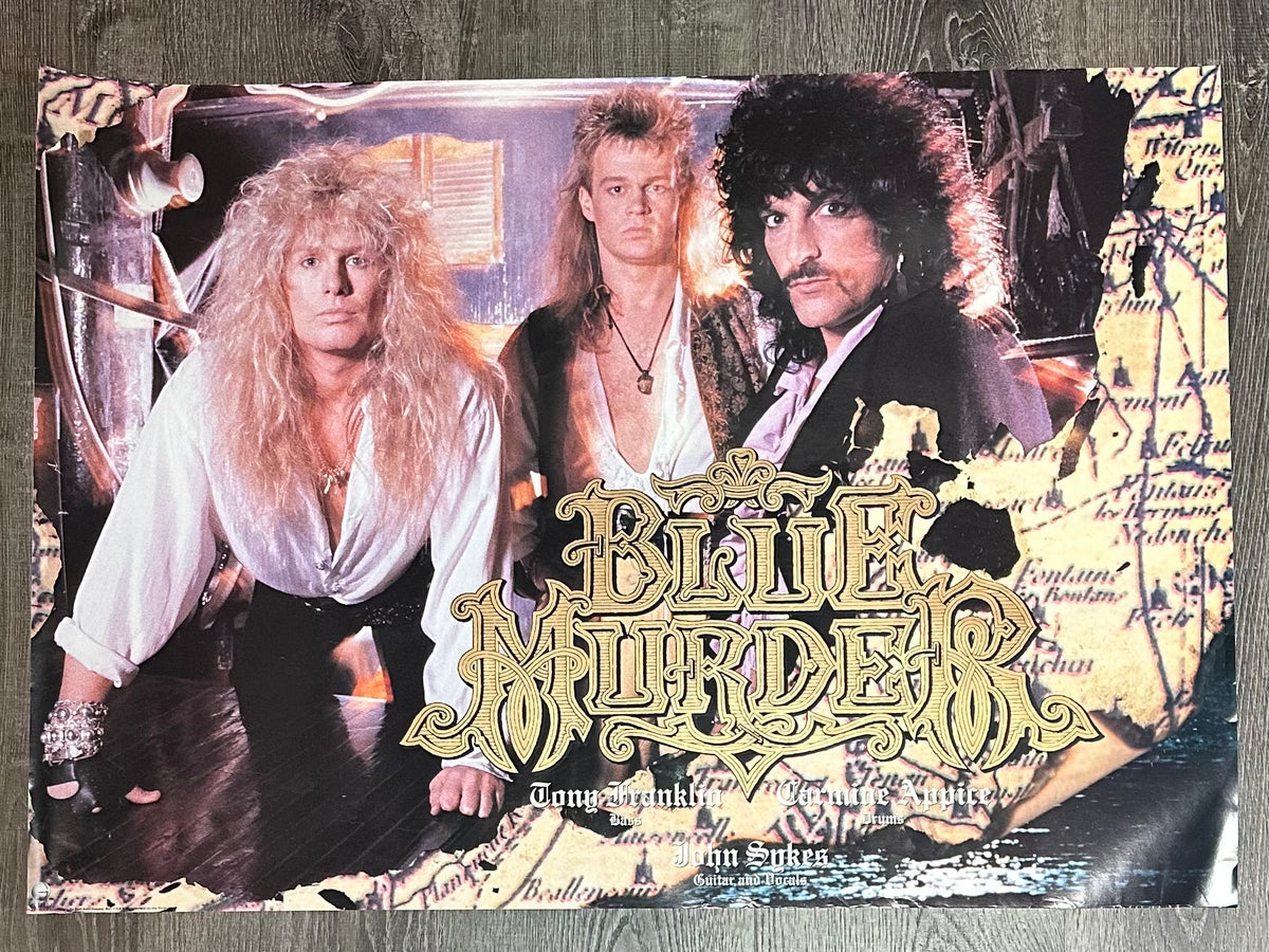 Blue Murder - Vintage Promo Poster 1989