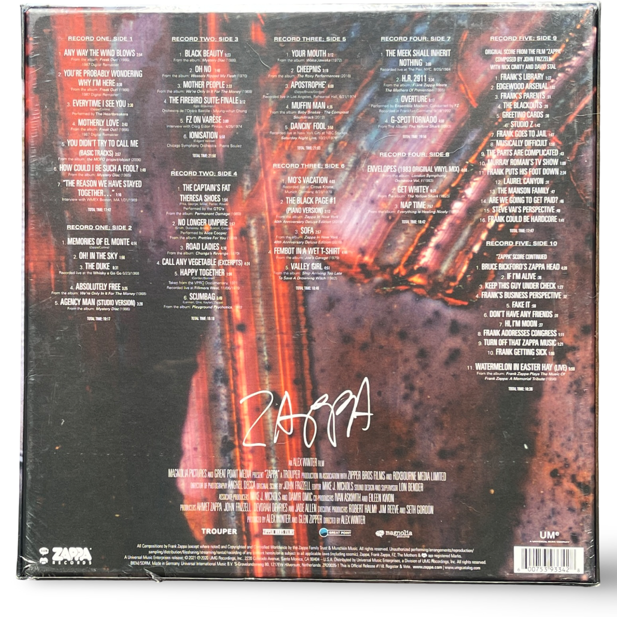 Zappa - Zappa (Original Motion Picture Soundtrack Deluxe Box Set) (Pre-Owned Vinyl)