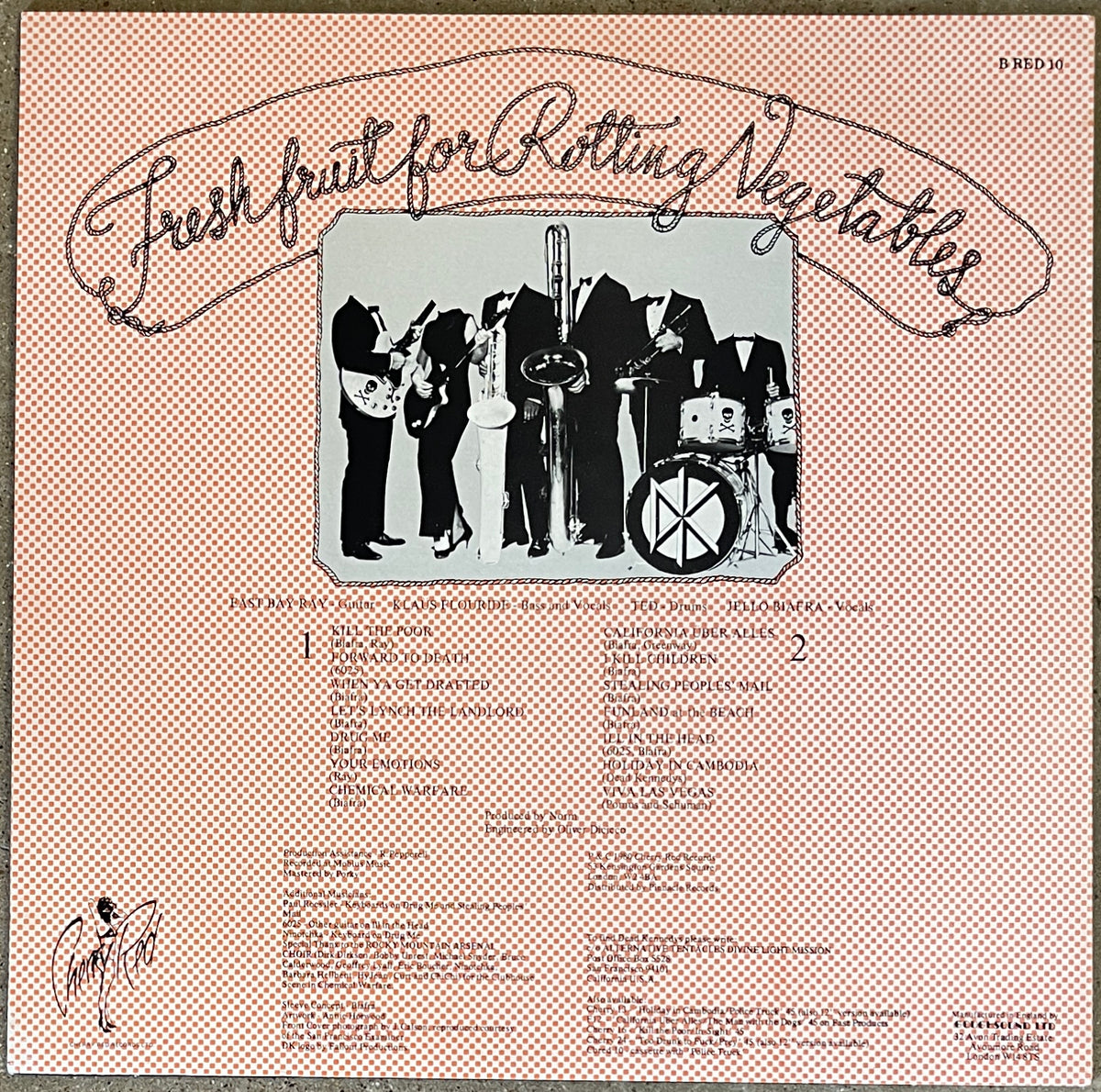 Dead Kennedys - Fresh Fruit For Rotting Vegetables (Pre-Owned Vinyl)