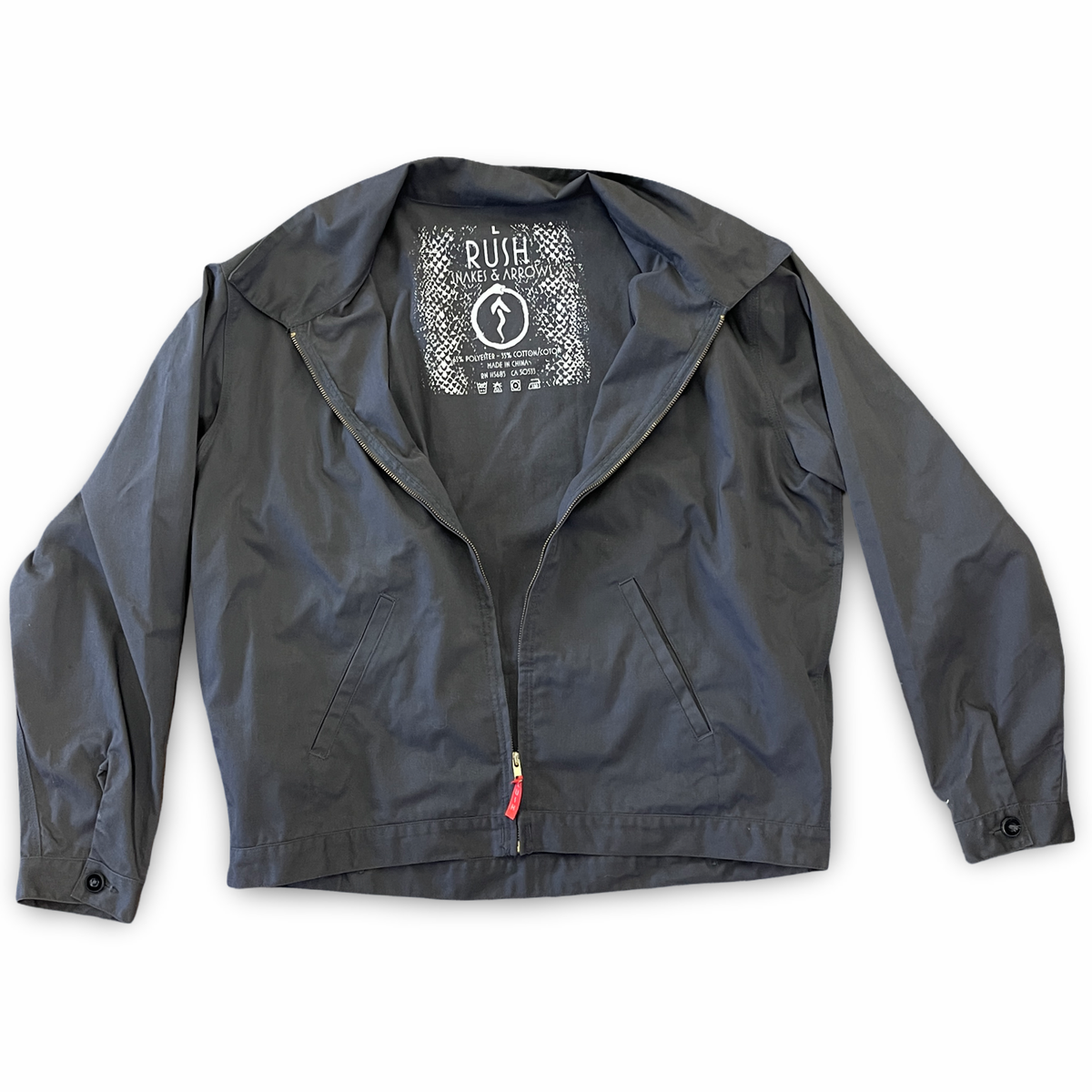 Rush - Snakes And Arrows 2007 Tour Jacket Large (Vintage Apparel)