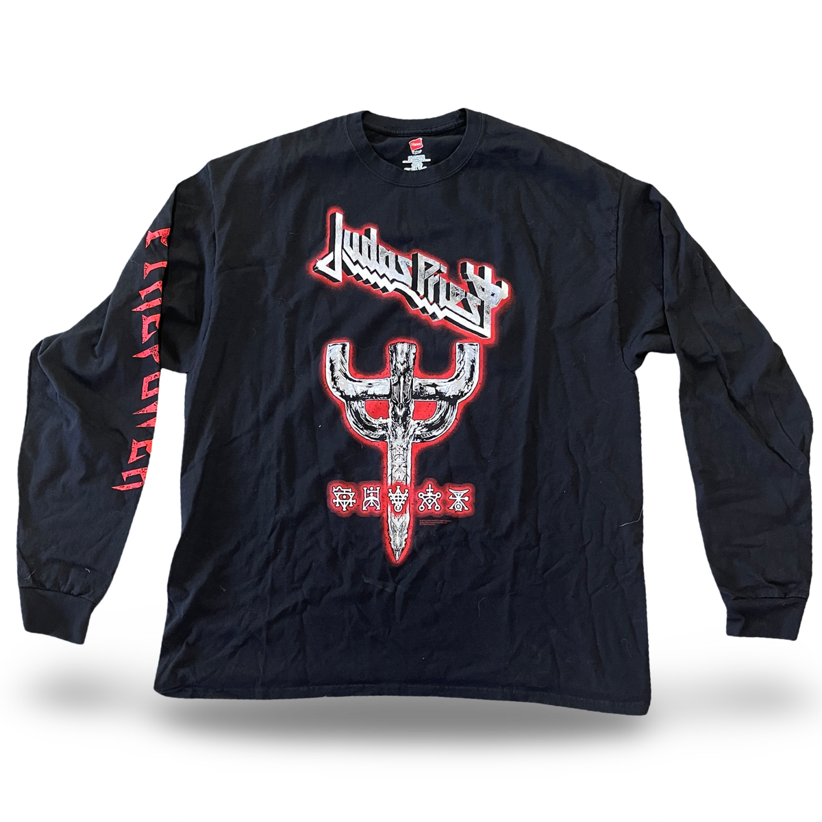 Judas Priest - Firepower 2018 Tour Long Sleeve Tee 2XL (Vintage Apparel)