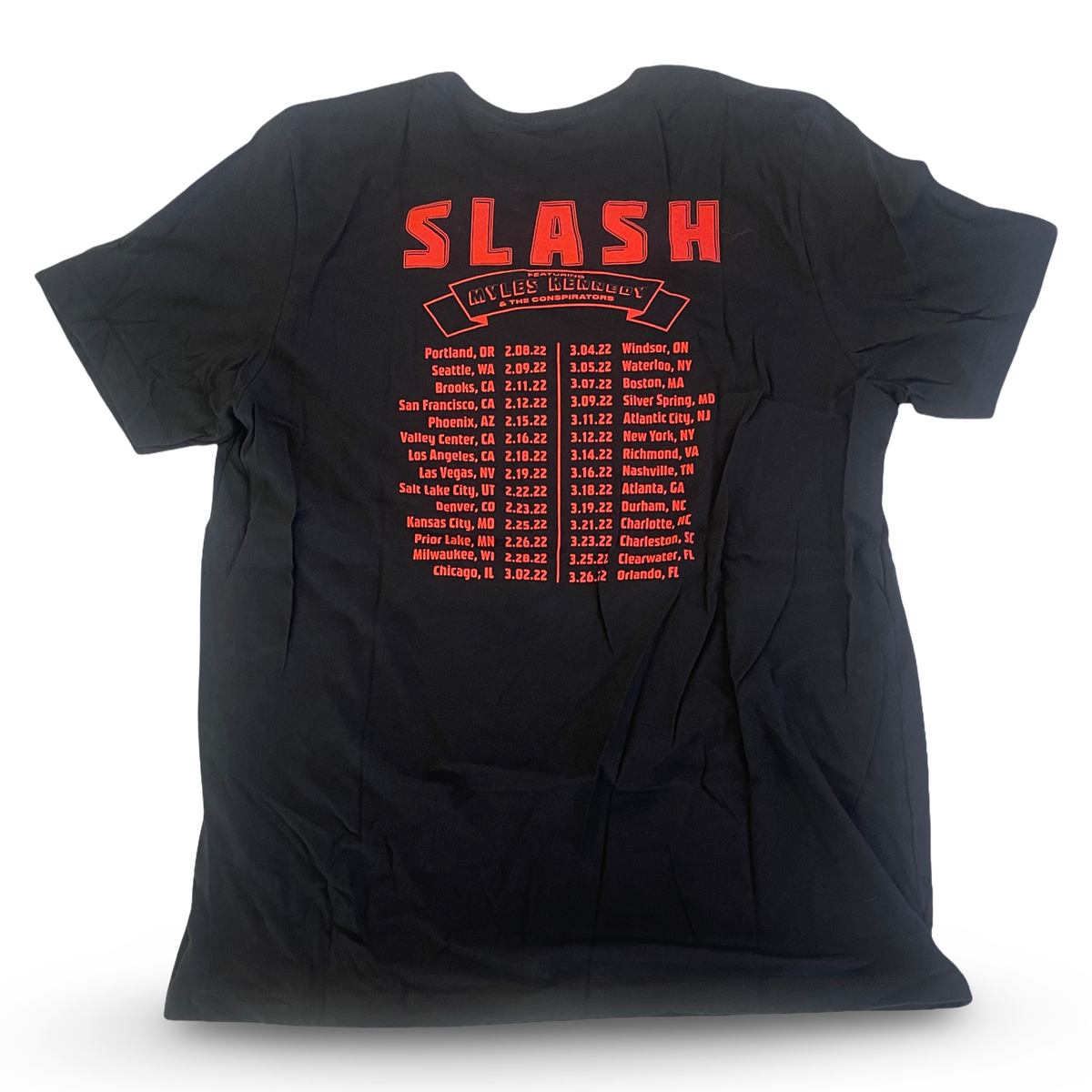 Slash - The River Is Rising Tour Tee 2XL (Vintage Apparel)