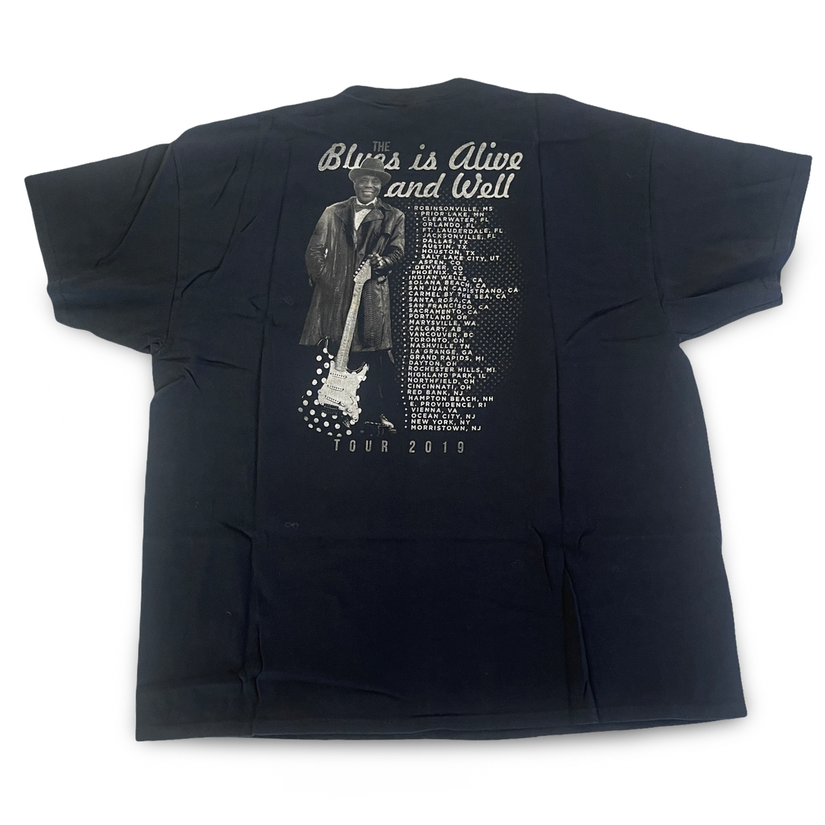 Buddy Guy - The Blues Is Alive 2019 Tour Tee 2XL (Vintage Apparel)