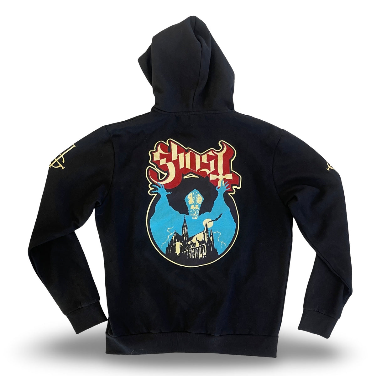 Ghost - Embroidered Zip-Up Hoodie XL (Vintage Apparel)