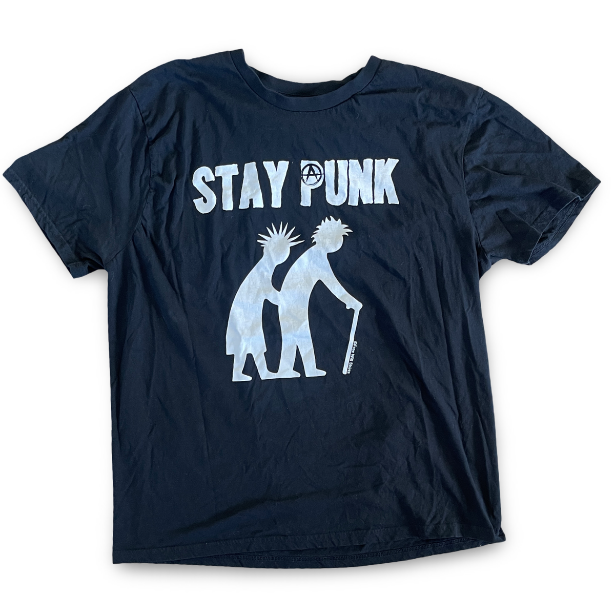 Stay Punk - Punk Rock Tee XL (Vintage Apparel)