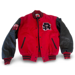 Rolling Stones - 1997/98 Leather Sleeve Varsity Tour Jacket M (Vintage Apparel)