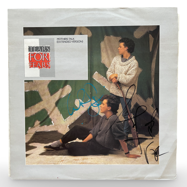 Tears For Fears - Mothers Talk UK 12" (Autographed 1984 Pressing) (Vinyl)
