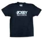 Camiseta Josey - Logotipo de insecto blanco sobre negro