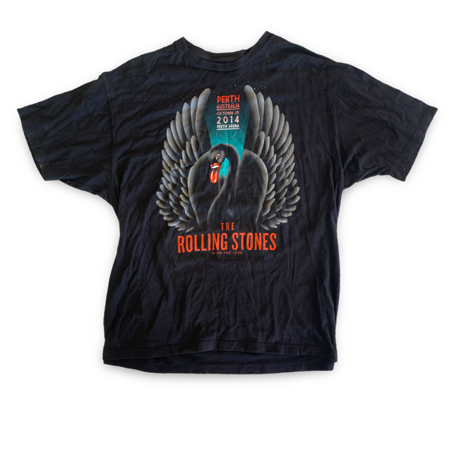 Rolling Stones - 14 On Fire 2014 Tour Tee 2XL (Vintage Apparel)