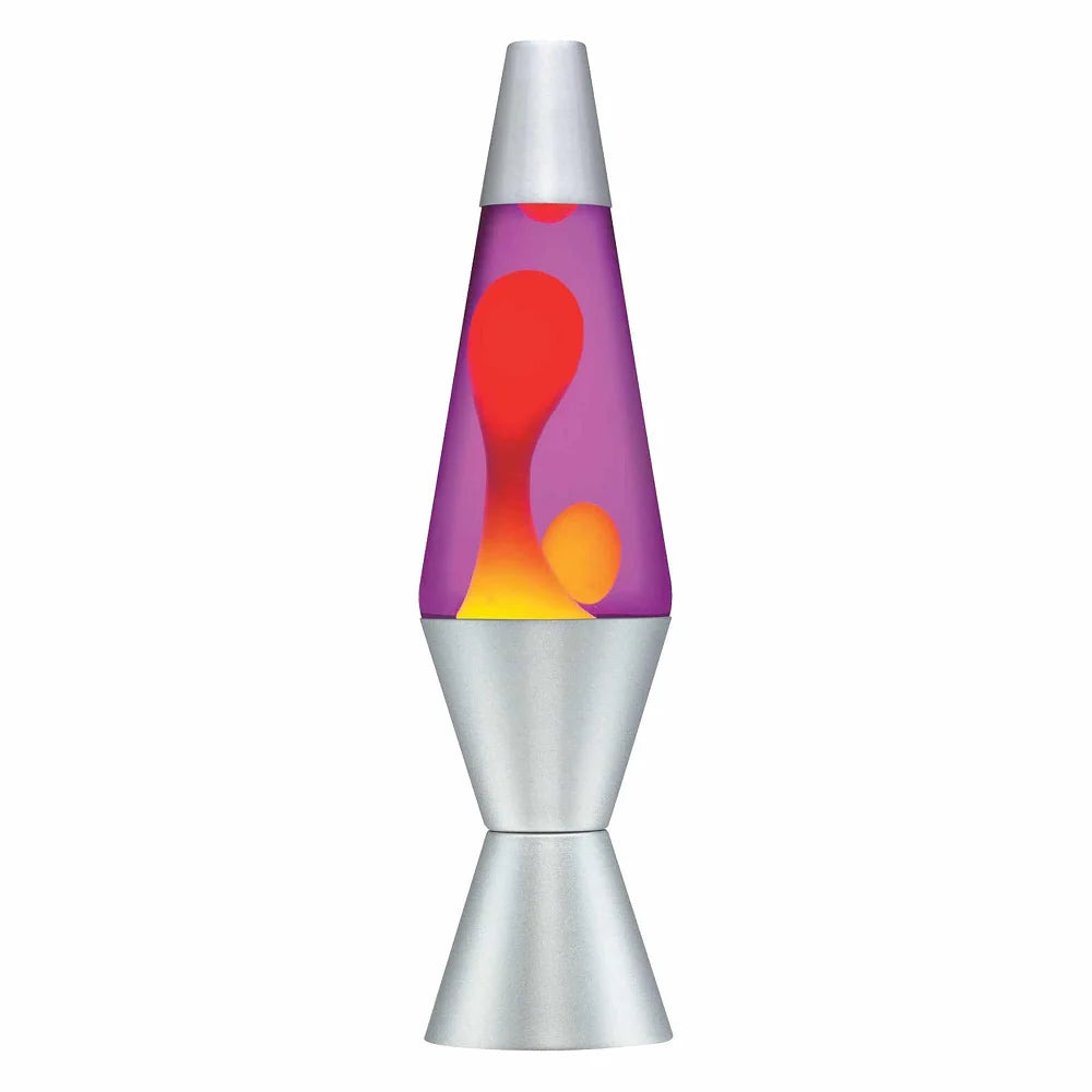 Novelty Lava Lamp -14.5 - Yellow/Purple/Silver