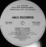 J.T. Taylor Duet With Stephanie Mills : Heart To Heart (12", Promo)
