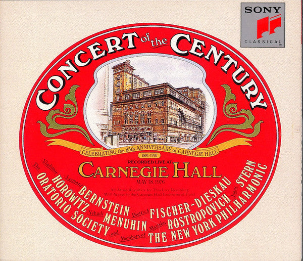 【中古】Concert Of The Century - 85Th Anniversary Carnegie Hall