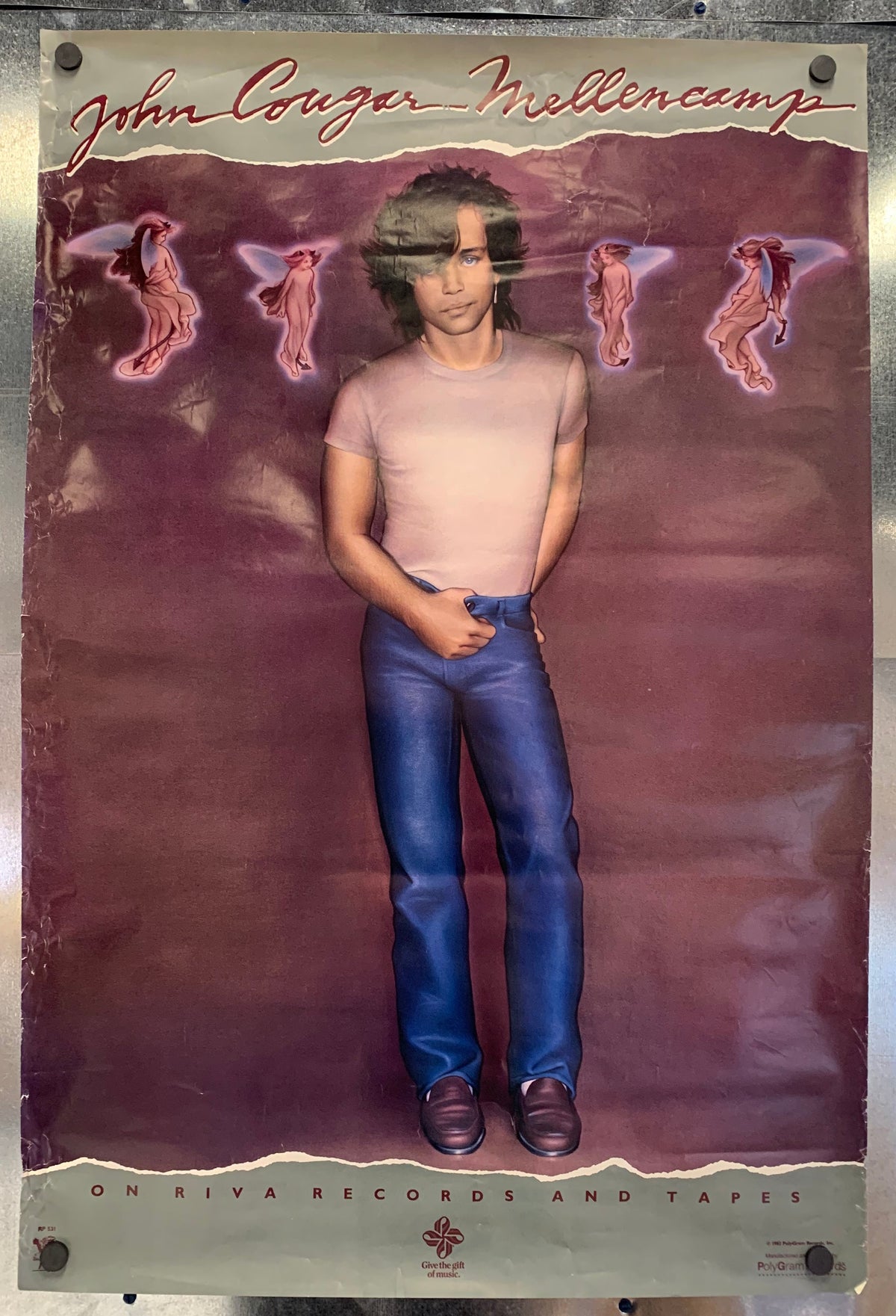 John Cougar Mellencamp - Uh-huh Promo Poster