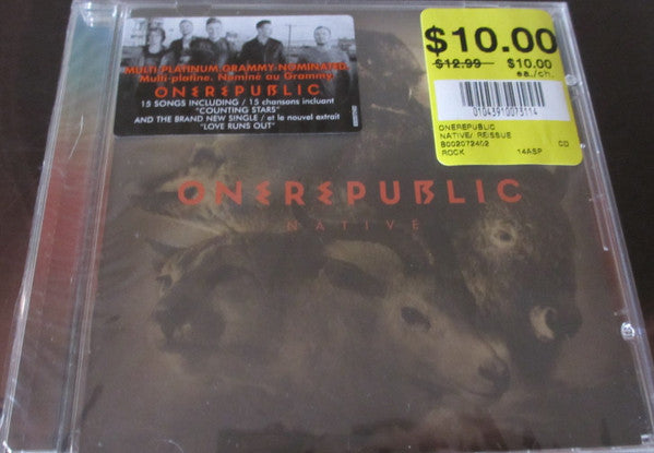 【中古品】ワンリパブリック - ネイティブ