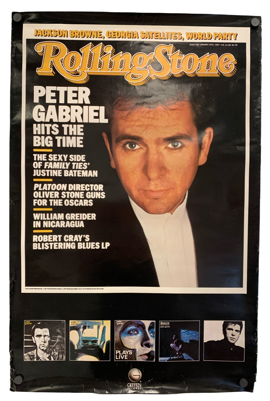 Peter Gabriel - Rolling Stone Cover Poster