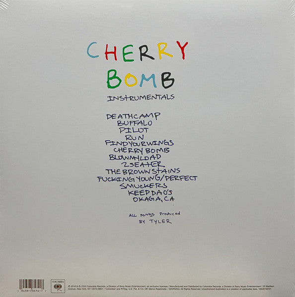 Tyler the Creator - Cherry Bomb Instrumentals (Pre-Owned Vinyl)