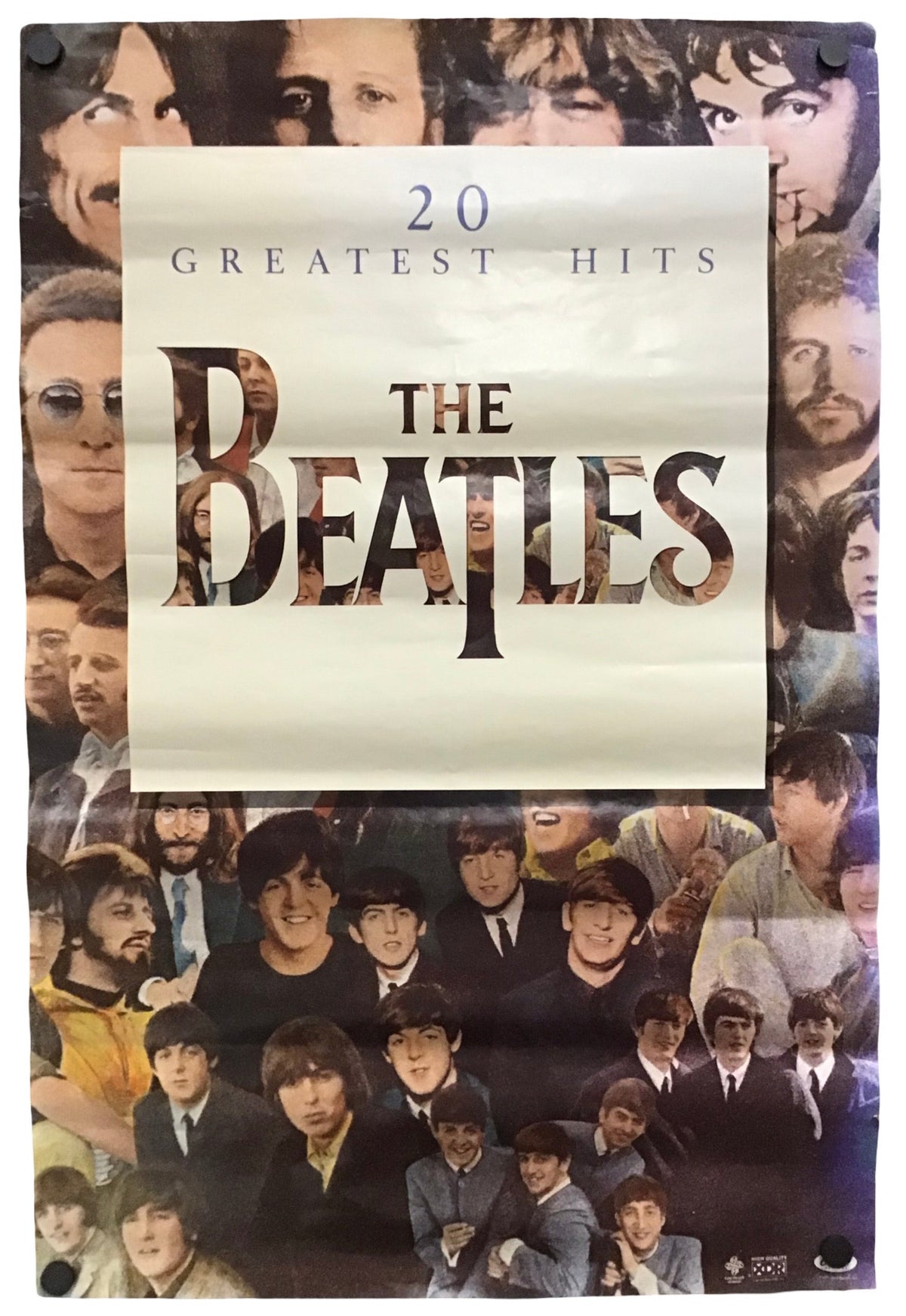 The Beatles - 20 Greatest Hits Promo Poster