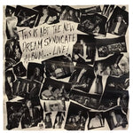 A square black-and-white collage poster or print featuring numerous overlapping concert photos and a handwritten text box that reads, 'THIS IS NOT THE NEW DREAM SYNDICATE ALBUM.