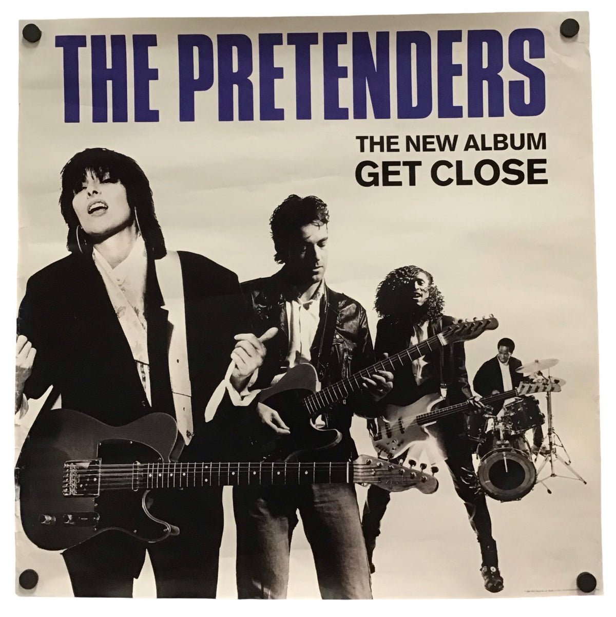 The Pretenders - Get Close Promo Poster