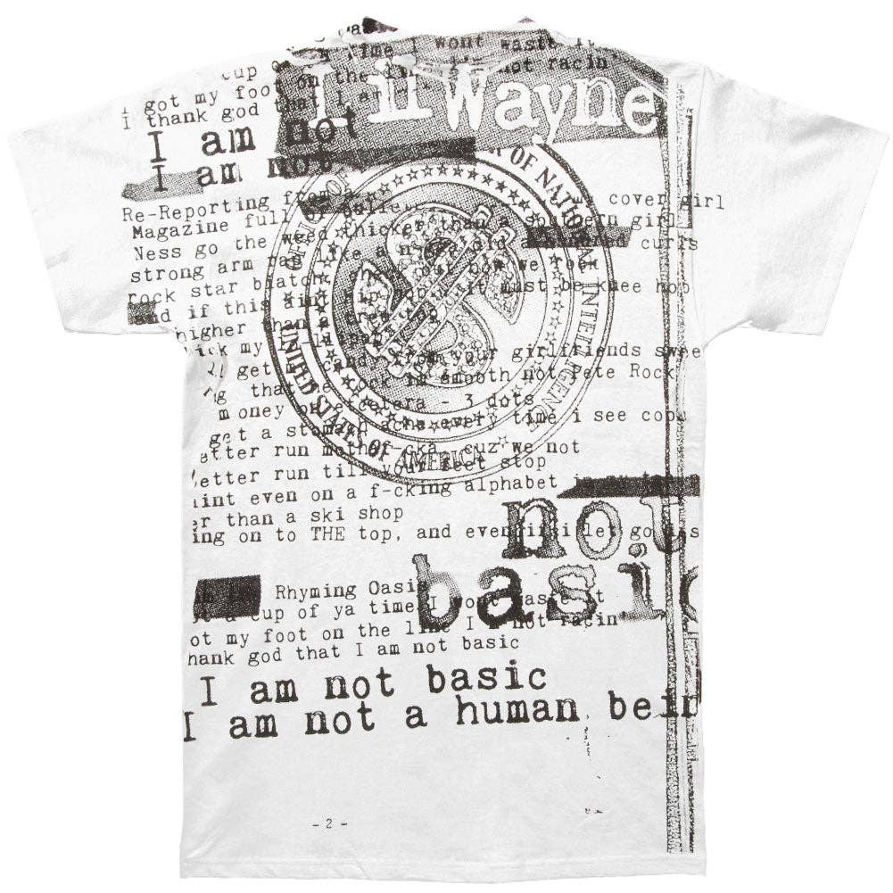 Not A Human Being Slim Fit T-shirt
