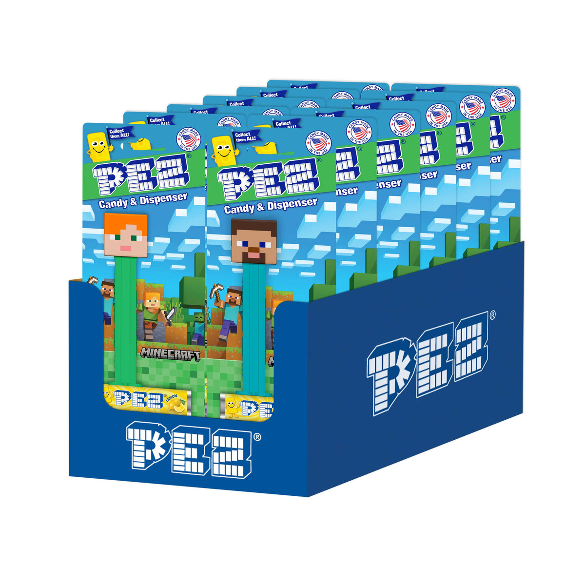 Pez Blister Card - Minecraft, 12ct