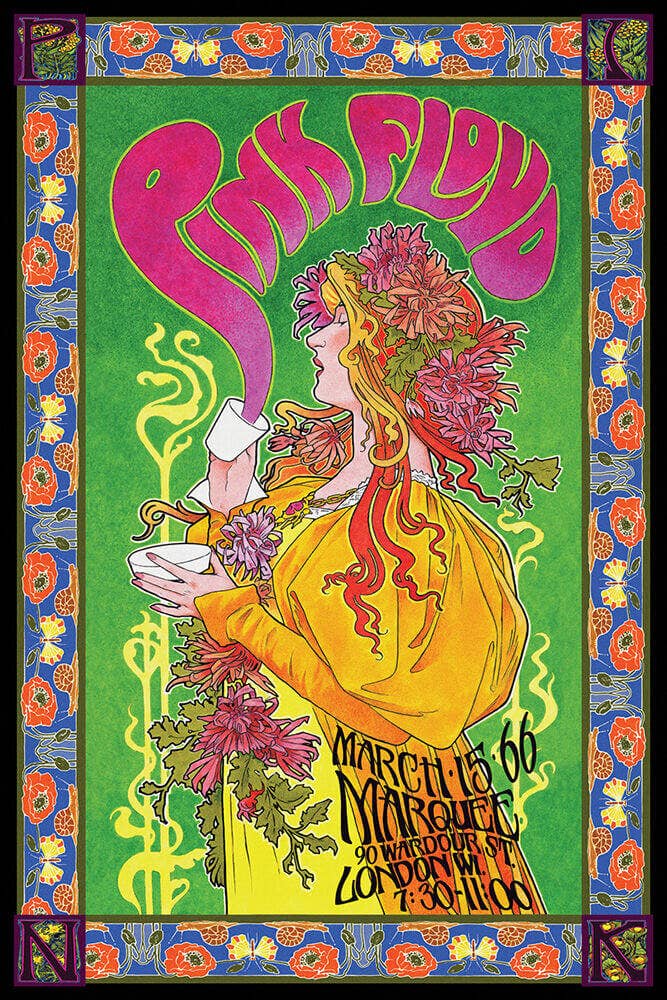 Pink Floyd by Bob Masse Poster - 24" x 36"