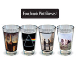 Pink Floyd Album Covers Drinking Glass Set (4-Pack / 16oz)
