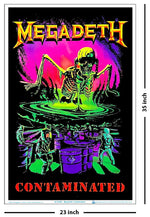 Megadeth - Contamination Blacklight Poster - 23" x 35"