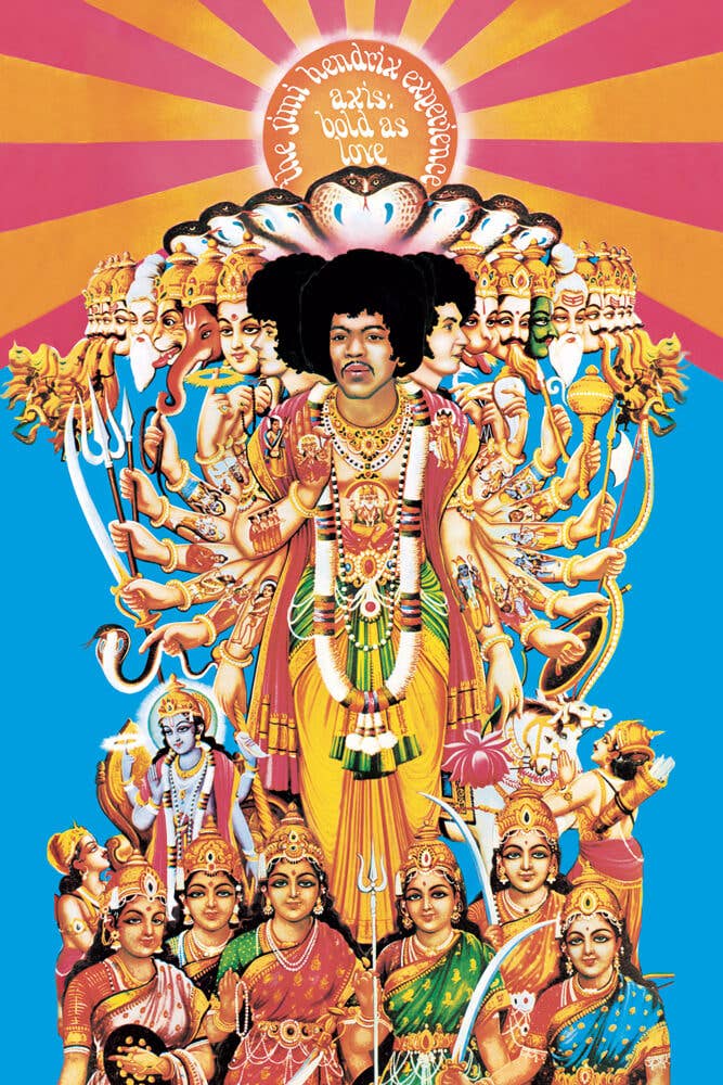 Jimi Hendrix Axis Poster - 24" X 36"