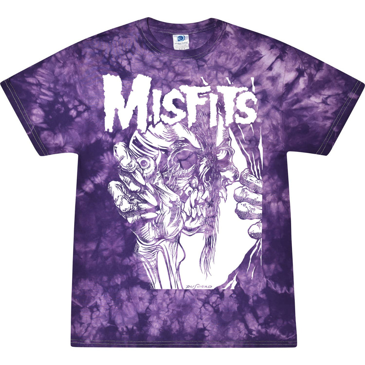 Misfits - Eyeball Purple Tie Dye - Graphic Tee