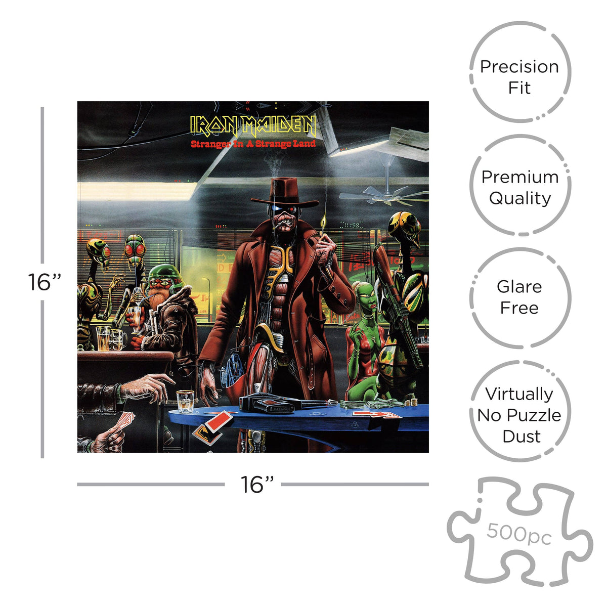 Iron Maiden Stranger In A Strange Land (500 Piece Jigsaw Puz
