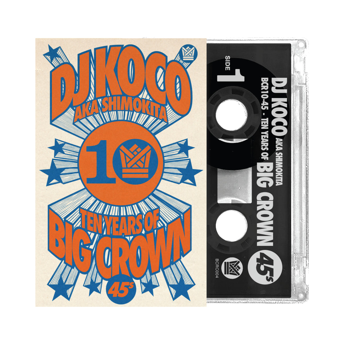 DJ Koco aka Shimokita - BCR10-45 - 10 Years of Big Crown 45s (Cassette)