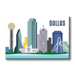 Dallas Skyline Magnet
