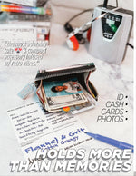 Electro Black Cassette Wallet | Holographic Y2K Retro Gifts