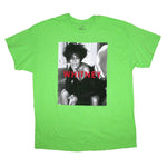 Whitney Houston Name on Lime Green Tee T-shirt