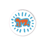 Orange / White / Blue Radiant Baby Button