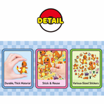 Pokemon 5 Size Sticker Sheet
