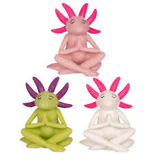 Meditating Axolotls Toy