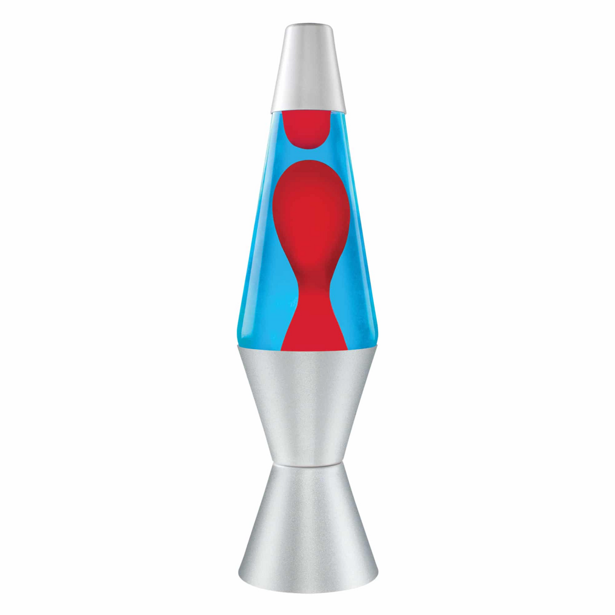 Novelty Lava Lamp - 14.5" - Red/Blue/Silver