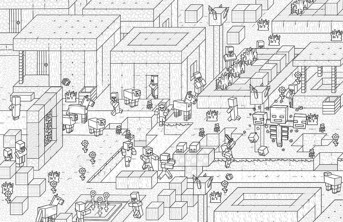 The Official Minecraft Coloring Book