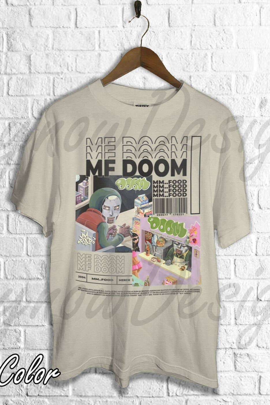 Vintage MF DOOM MM..Food Poster Graphic Tee