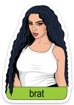 Charli XCX - Brat Die Cut Sticker