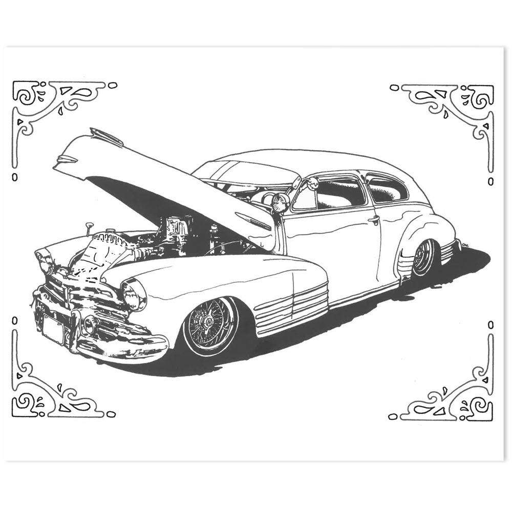 Oscar Nilsson - Lowrider Coloring Book (Coloring Book)