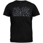AC/DC - Back In Black Flames Men's Premium Soft T Shirt