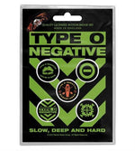 Type O Negative Slow Deep and Hard Button Set (Pack of 5)