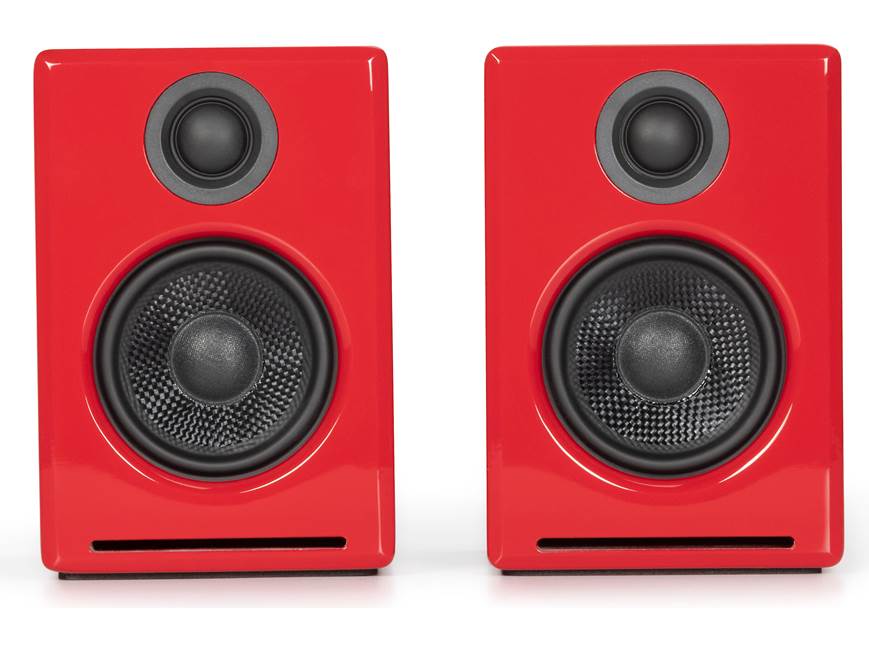 Audio Engine A2+ Wireless Bluetooth Speakers (Red)