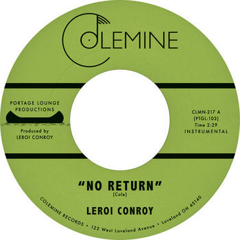 Leroi Conroy - No Return/Path of Man 7" (Vinyl)