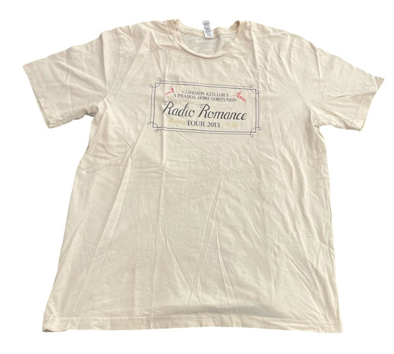 Garrison Keillor's A Prairie Home Companion 2013 Tour Tee XL (Vintage Apparel)