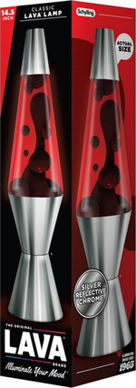 Novelty Lava Lamp -14.5 - Black/Red